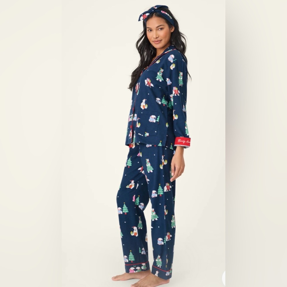 PJ Salvage New Bearly Awake 3-Piece Flannel PJ Set - Picture 4 of 7